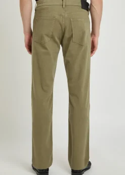 Elijah straight-leg stretch-twill trousers