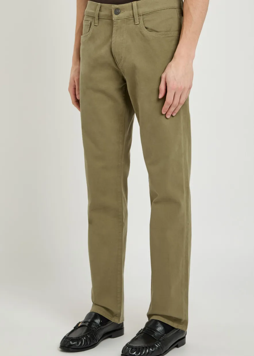 Elijah straight-leg stretch-twill trousers