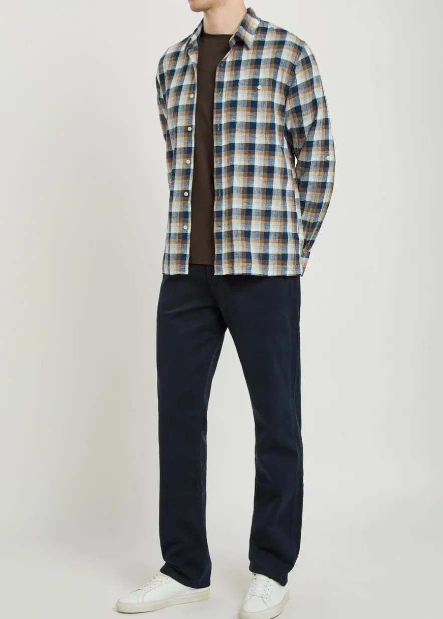 Elijah straight-leg stretch-twill trousers