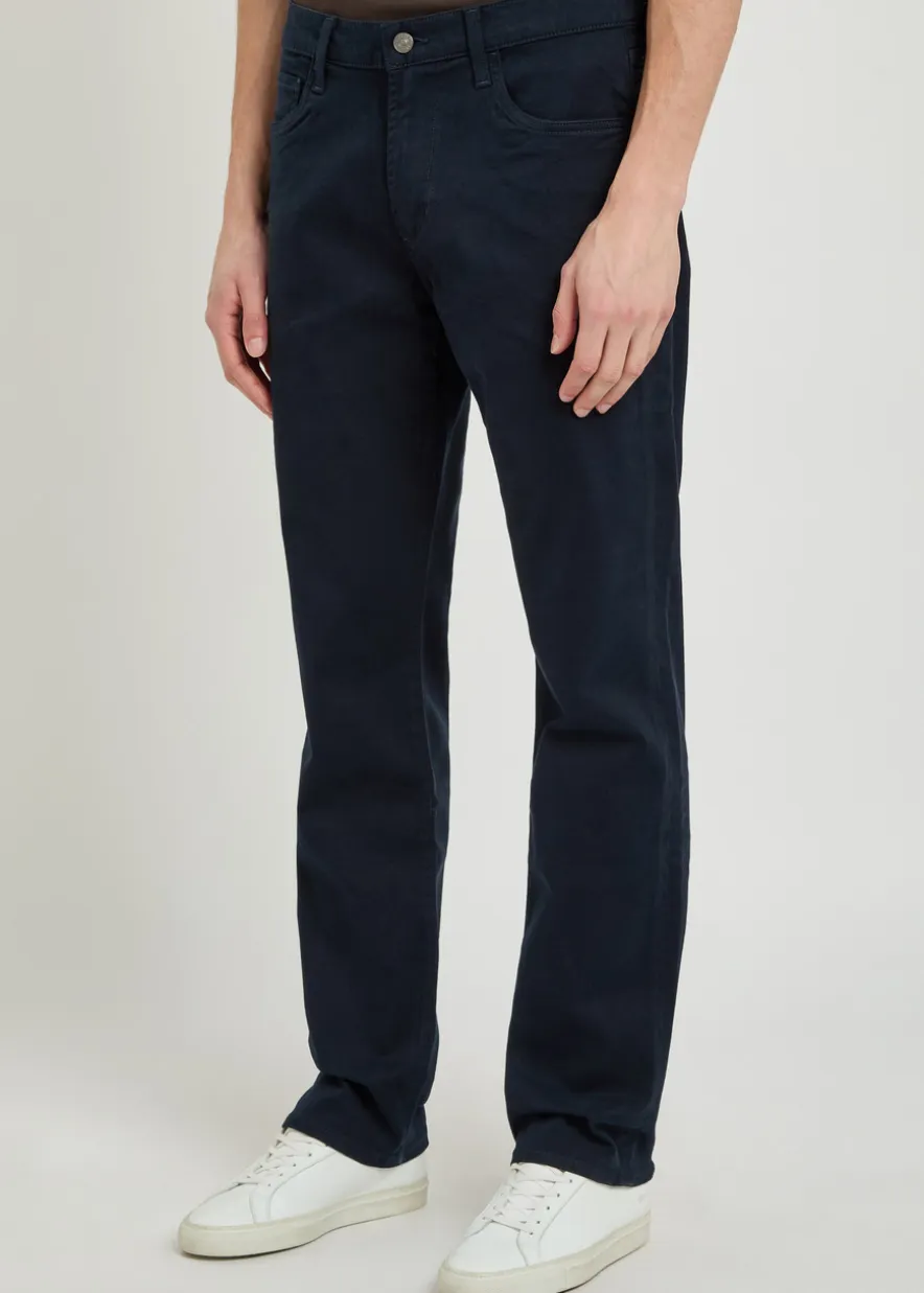 Elijah straight-leg stretch-twill trousers