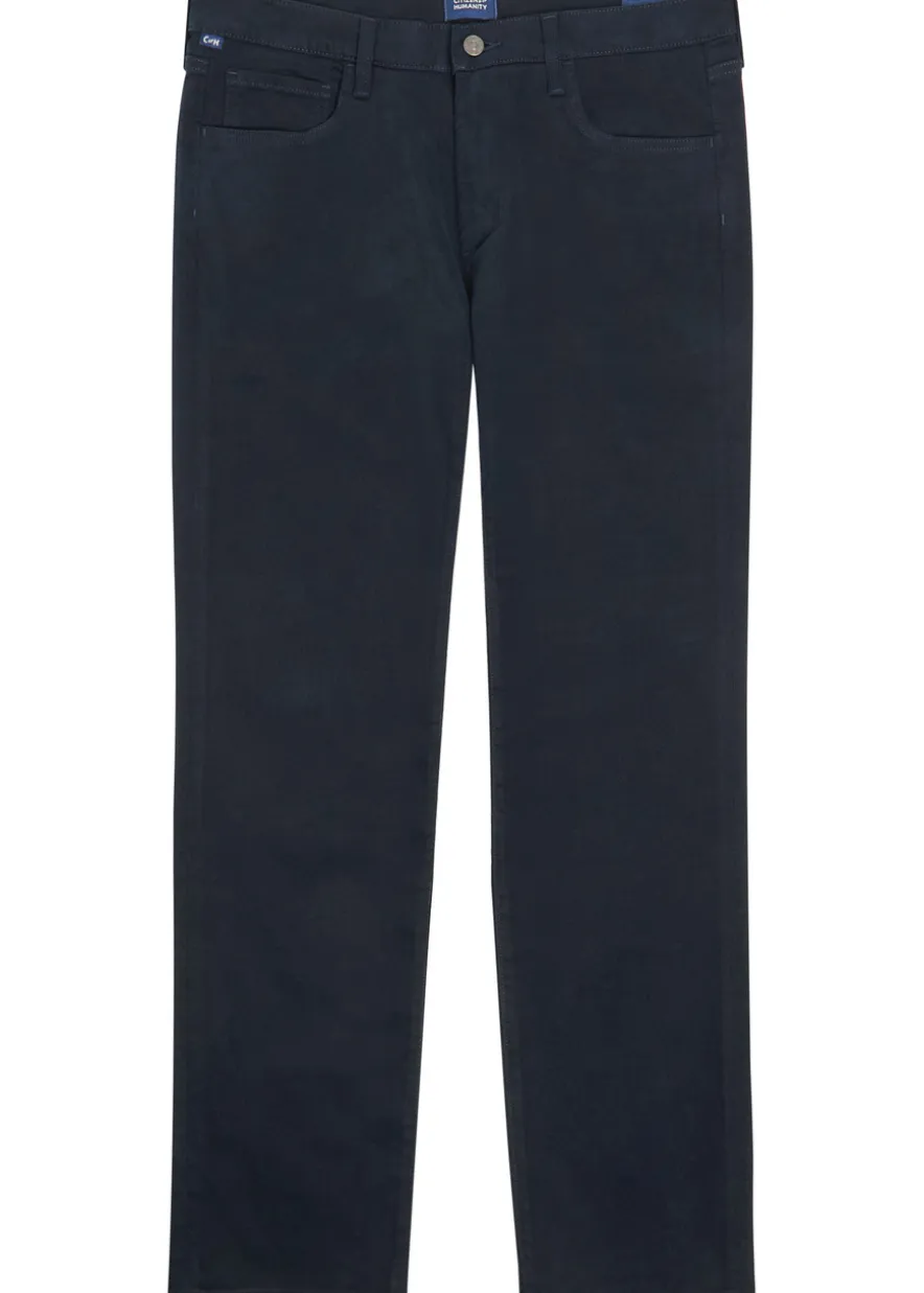 Elijah straight-leg stretch-twill trousers