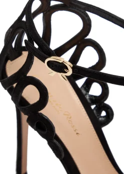 Elisa cut-out suede sandals