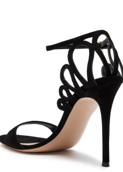 Elisa cut-out suede sandals