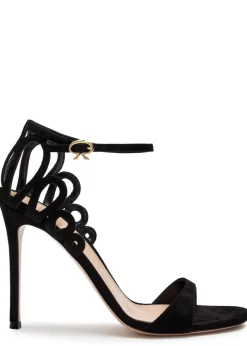 Elisa cut-out suede sandals