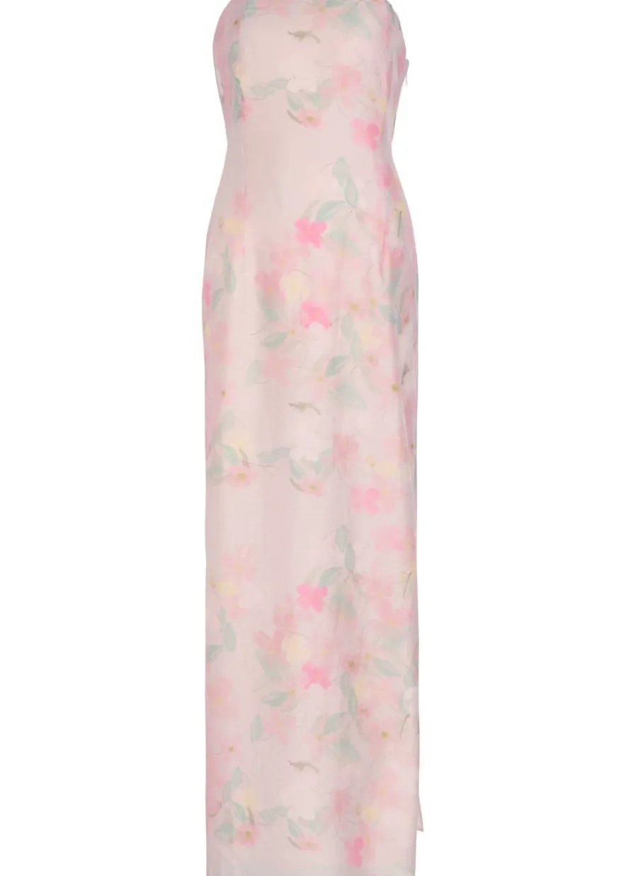 Elora floral-print woven maxi dress