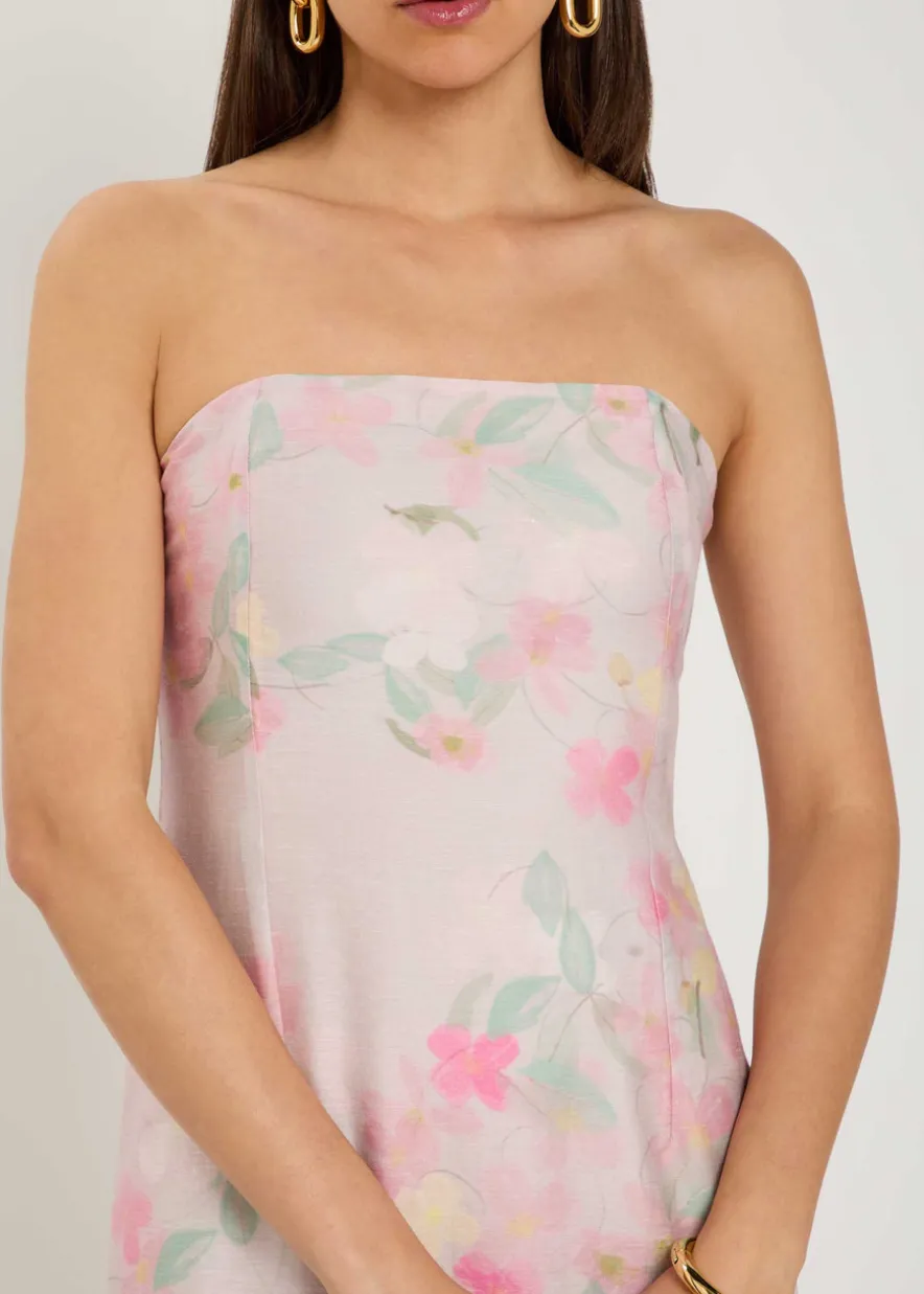 Elora floral-print woven maxi dress
