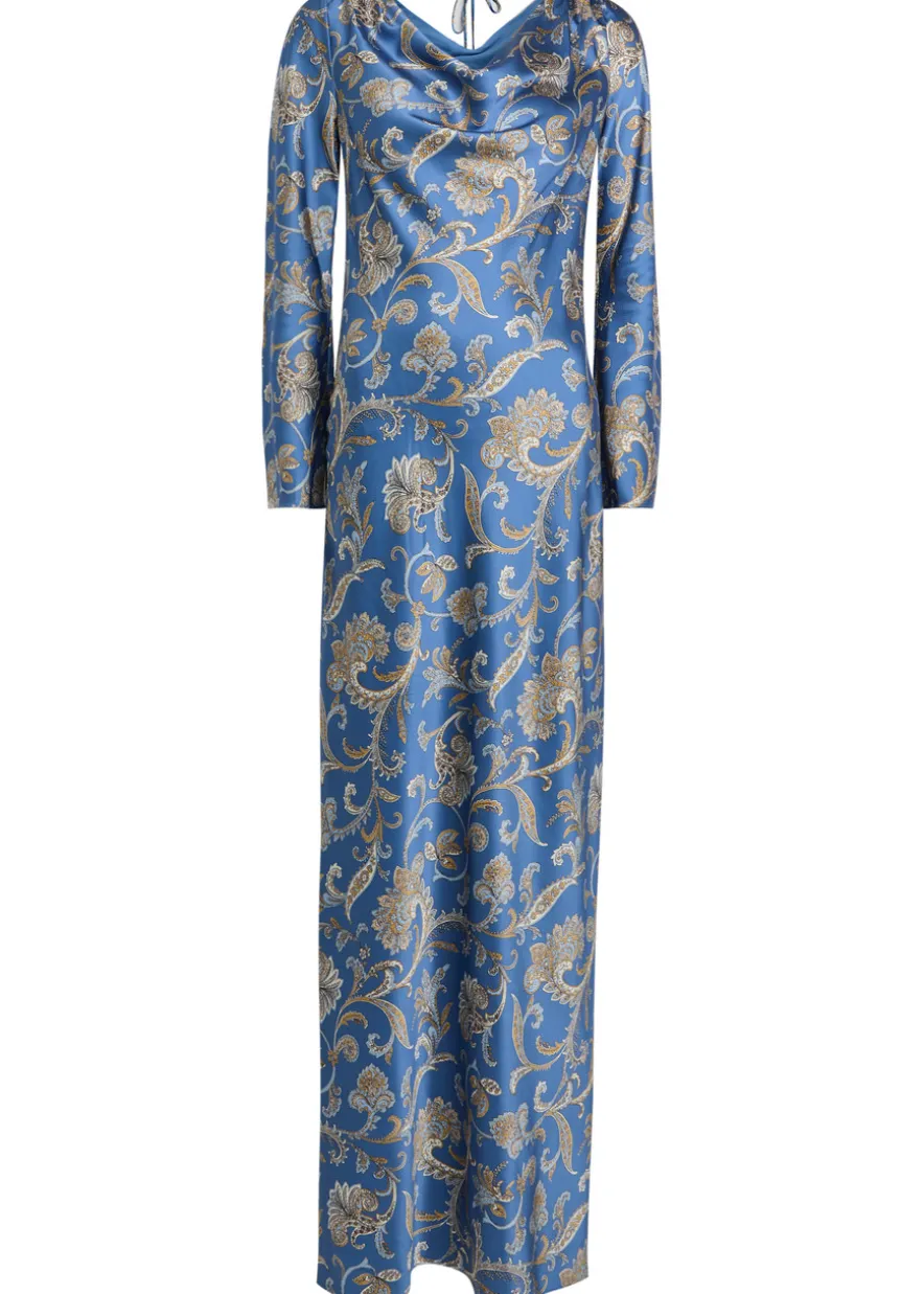 Ember paisley-print silk-blend maxi dress
