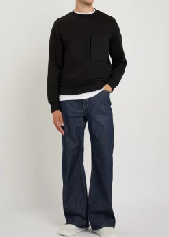 Embossed-logo cotton sweatshirt