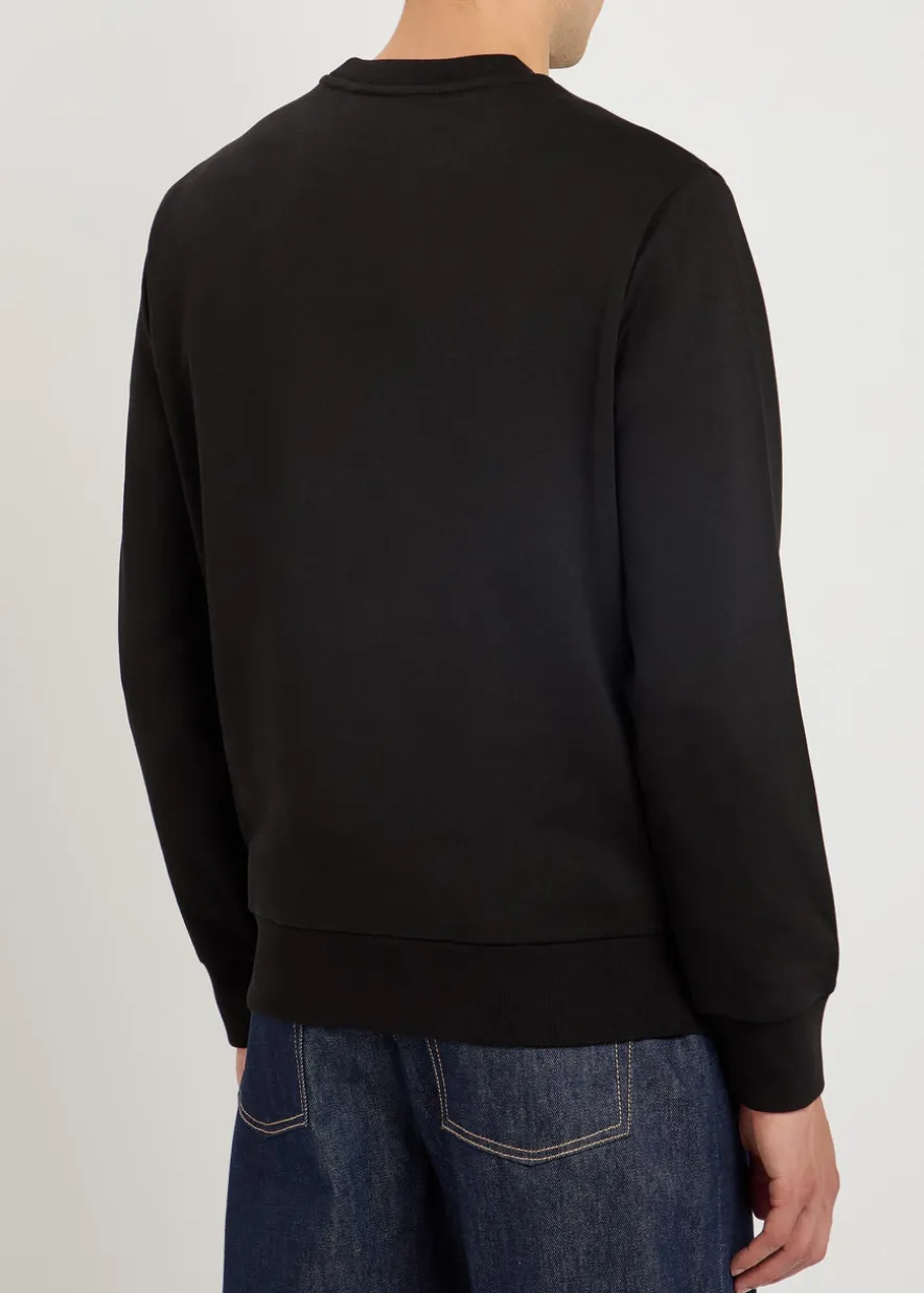 Embossed-logo cotton sweatshirt