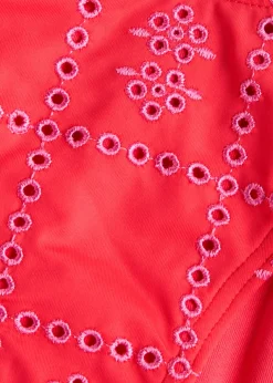 Embroidered bikini briefs