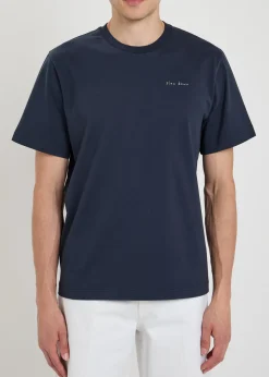 Embroidered cotton T-shirt
