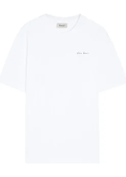Embroidered cotton T-shirt