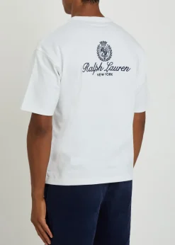 Embroidered cotton T-shirt