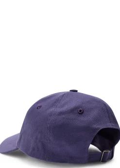 Embroidered cotton-twill cap