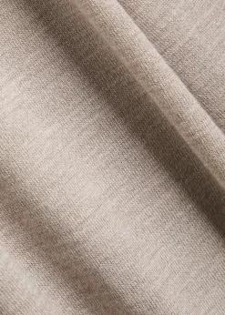 Emerson melange wool polo shirt
