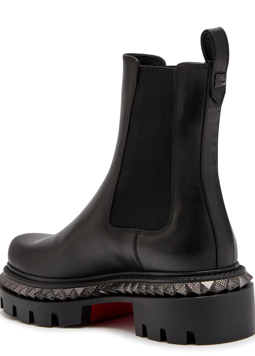 Emilia Pyraclou embellished leather Chelsea boots