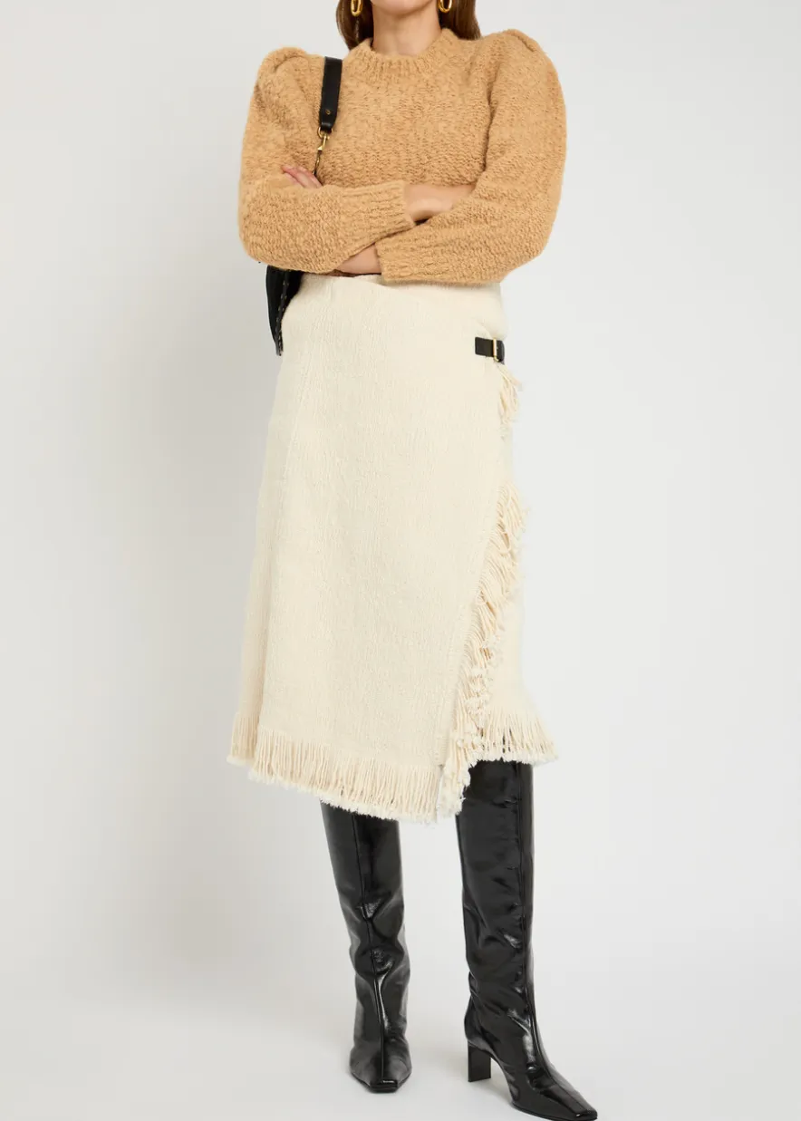 Emma textured alpaca-blend jumper