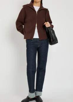 Enrico ribbed knit cardigan