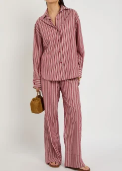 En Vau striped cotton shirt