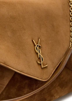 Envelope suede pouch