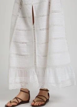 Epicure cross-over leather sandals