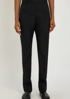 Erin straight-leg wool trousers