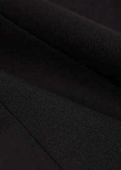 Ersilia reverse collar wool mini dress