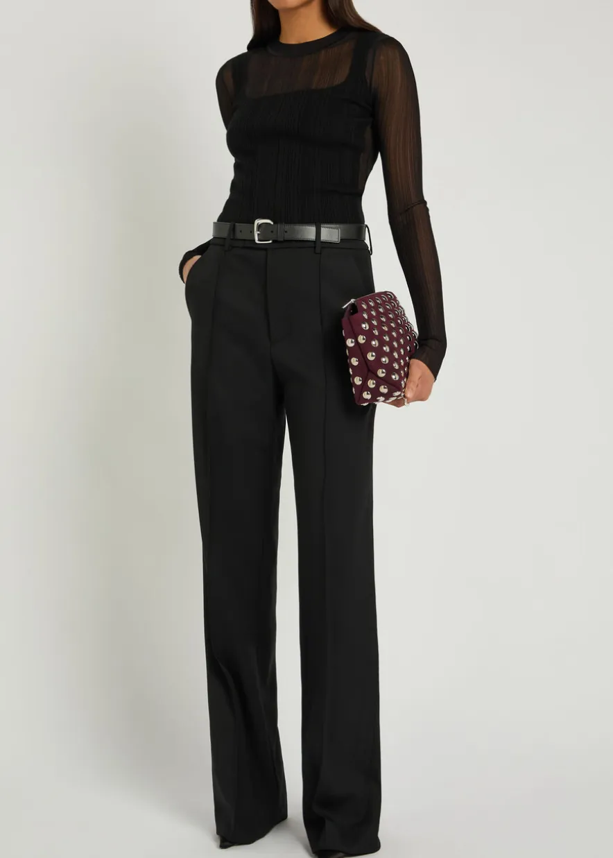 Etoile straight-leg wool trousers