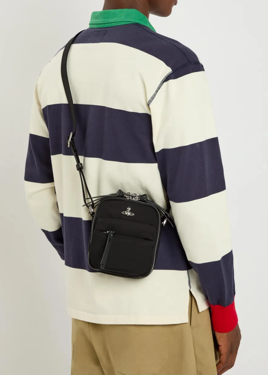 Eton woven cross-body bag