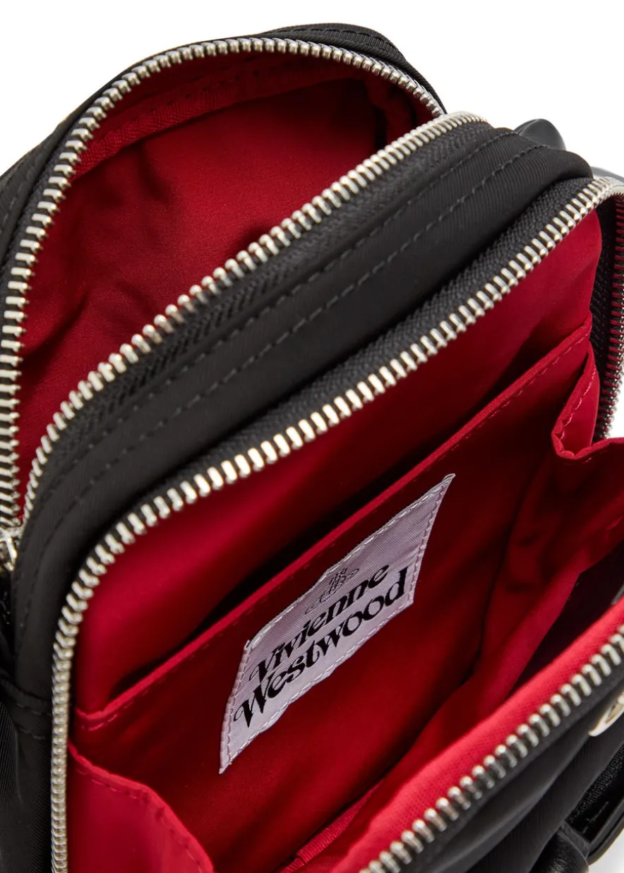 Eton woven cross-body bag