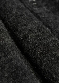 Evening brushed wool-blend polo shirt