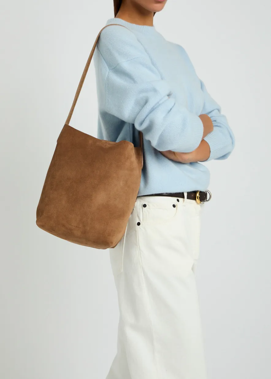 Everyday small suede tote bag