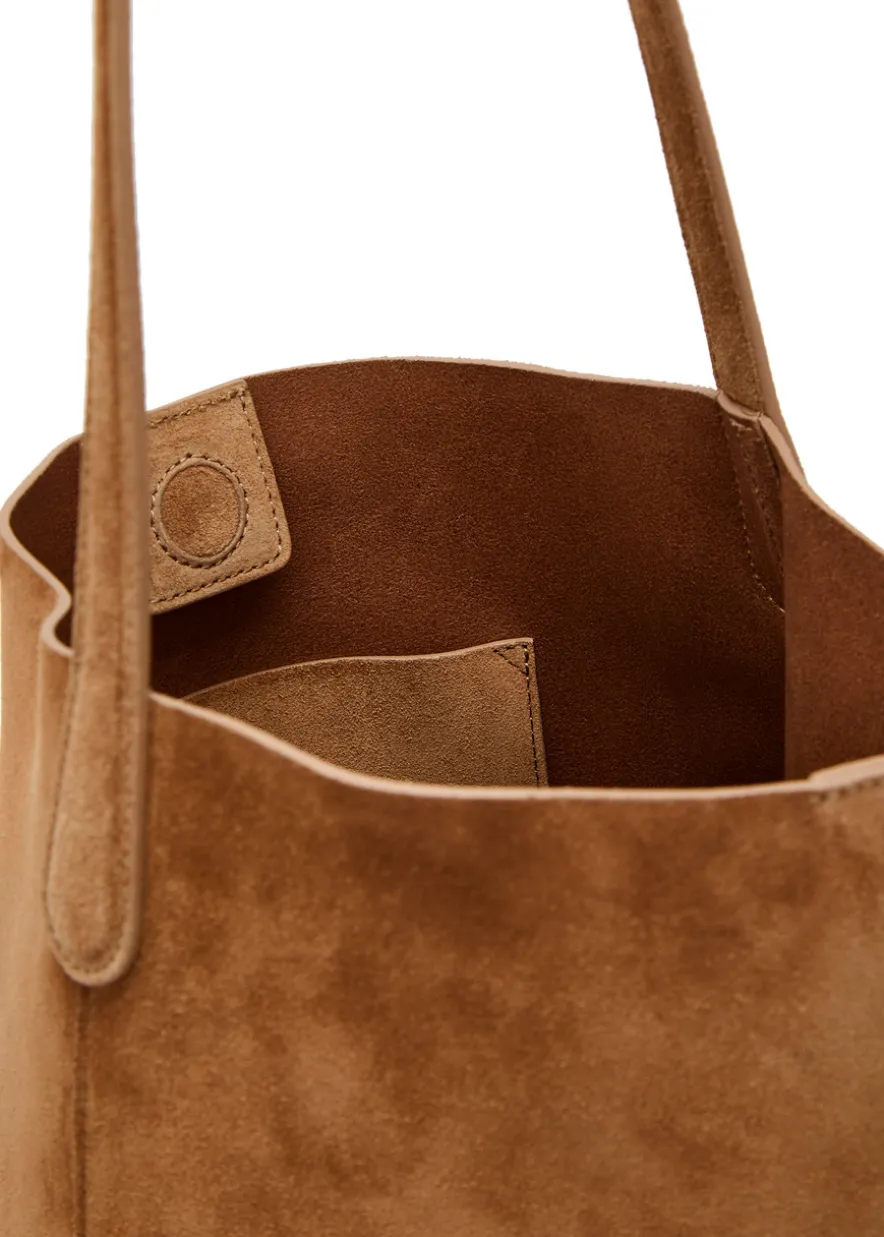 Everyday small suede tote bag