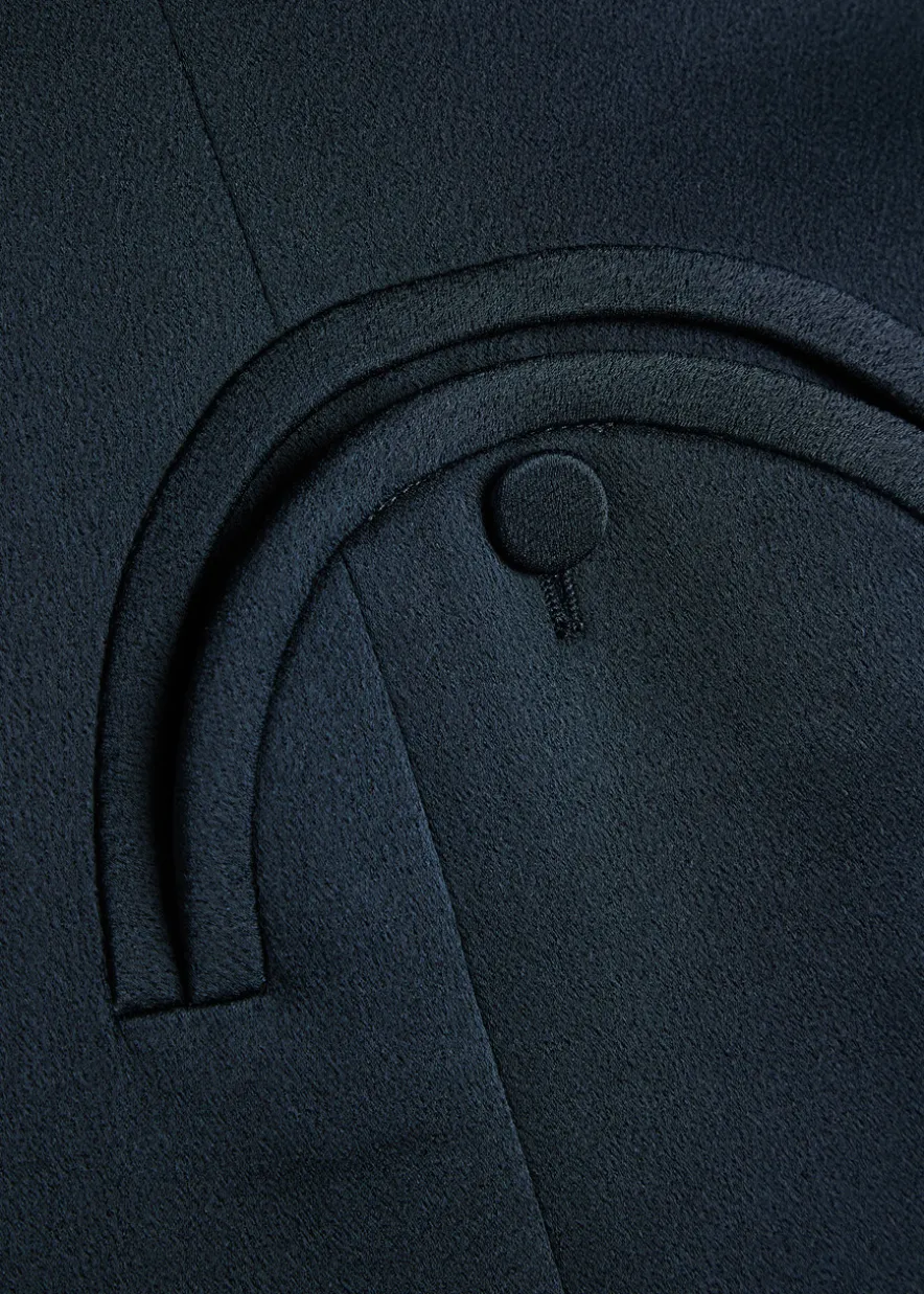 Everynight double-breasted satin blazer