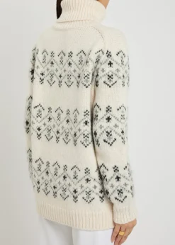 Fair Isle alpaca-blend jumper