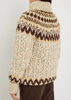 Fair Isle wool-blend jumper