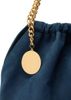 Falabella mini drawstring faux suede bag