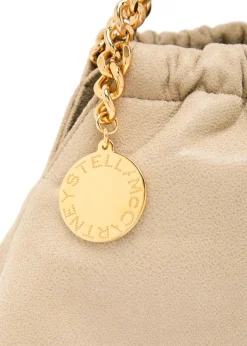 Falabella mini drawstring faux suede top handle bag