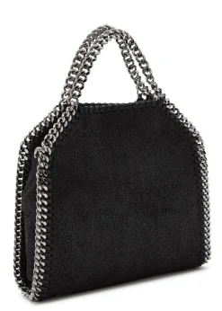 Falabella tiny faux suede tote
