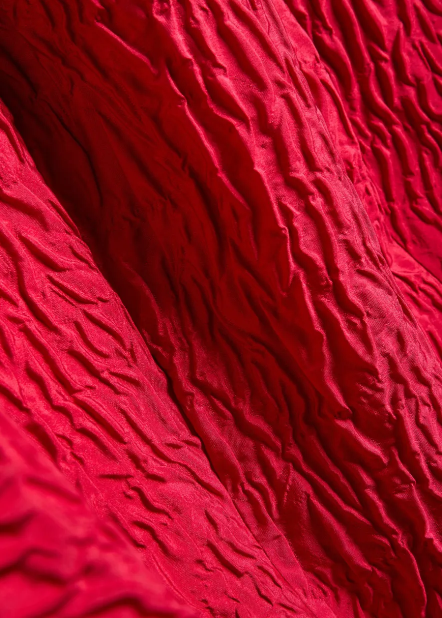Falah cloqué midi dress