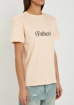 Father printed cotton T-shirt