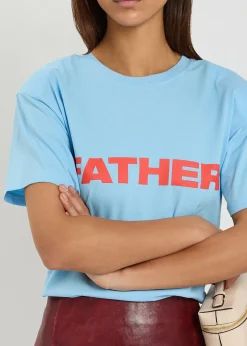 Father printed cotton T-shirt