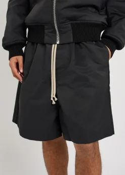 Faun nylon and cotton-blend shorts