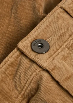 Federal slim straight-leg corduory trousers