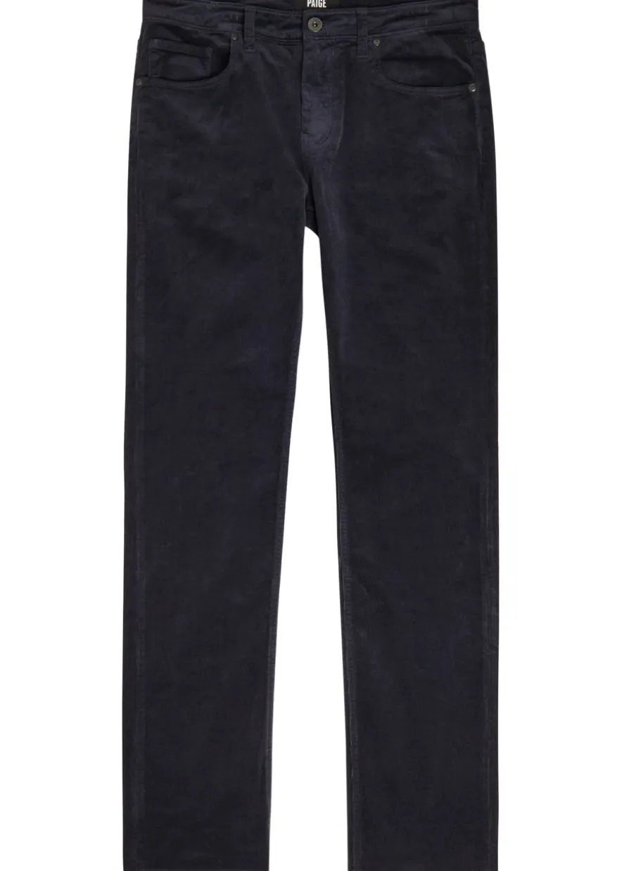 Federal slim straight-leg corduory trousers