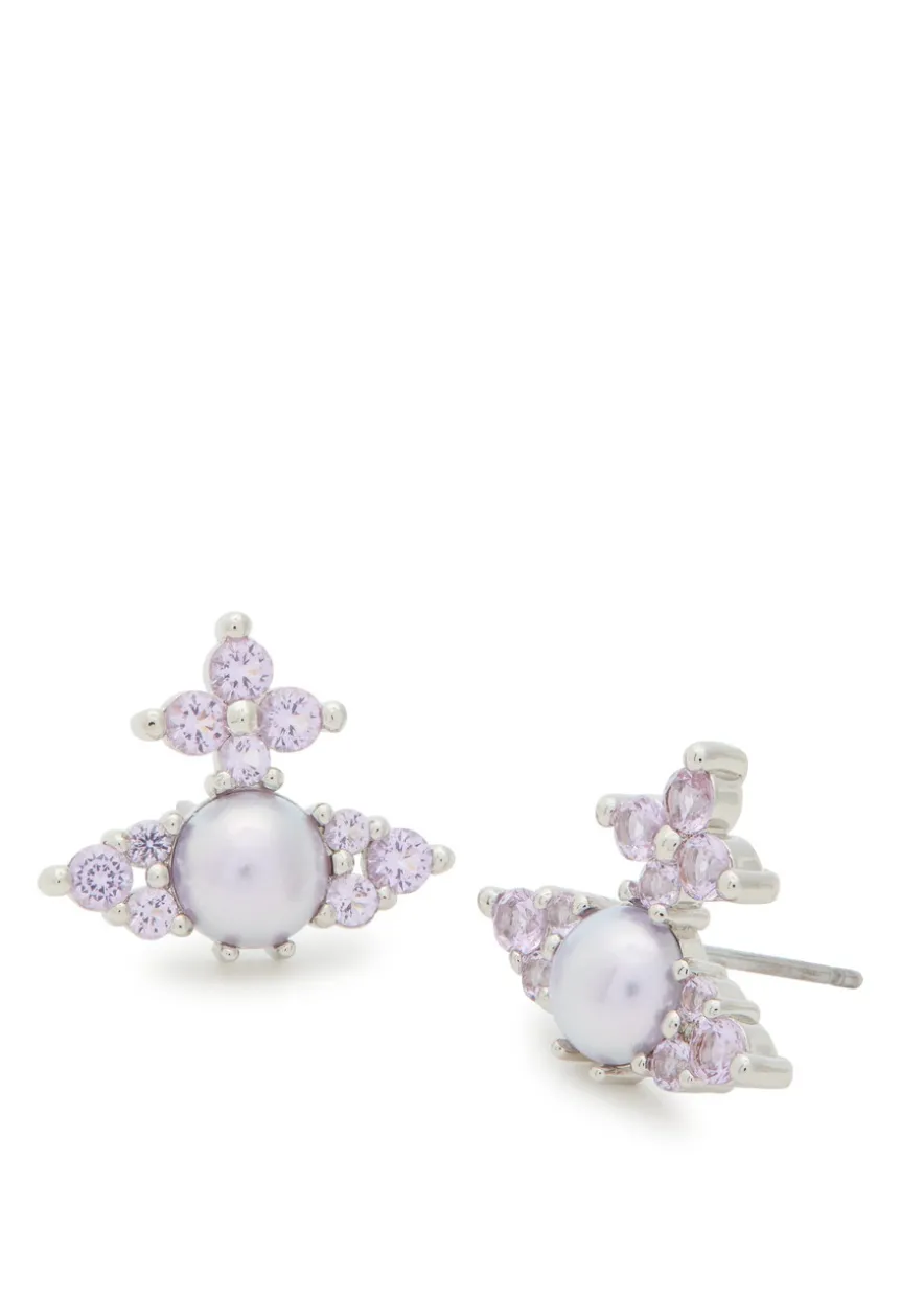 Feodora embellished-orb stud earrings