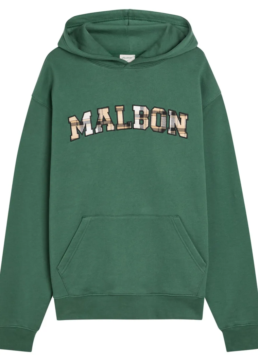 Fesque Preston logo-appliquéd hooded cotton sweatshirt
