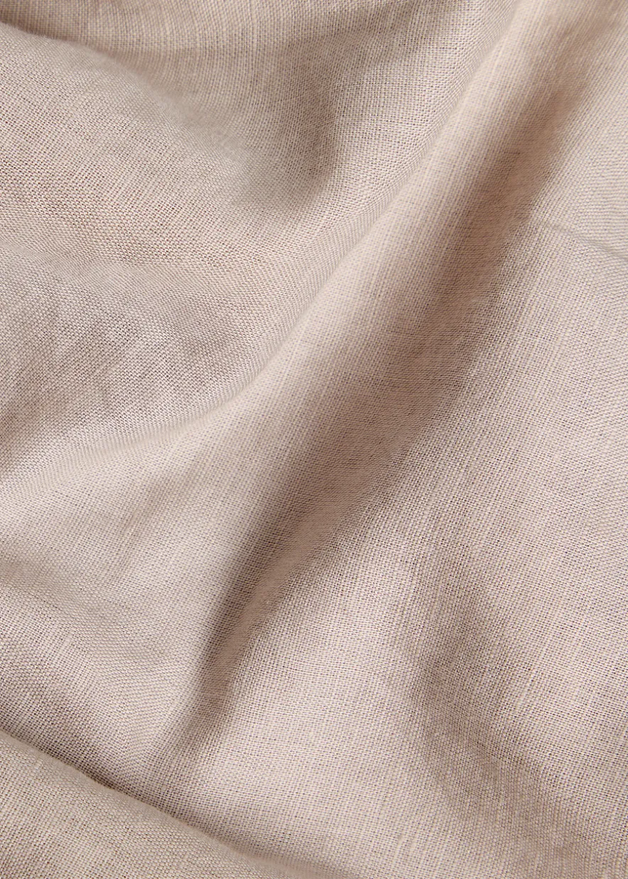 Finch linen-blend shirt