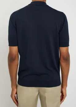 Fine-knit cotton T-shirt