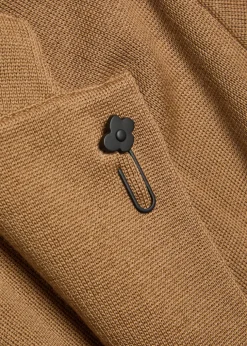 Fine-knit wool jacket